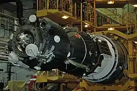 Le vaisseau avant sa mise sous coiffe.