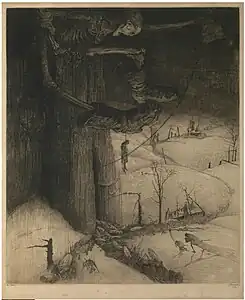 La Mort sur les Flandres encore (1917).