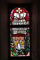 Vitrail de l'église Saint-Pierre.