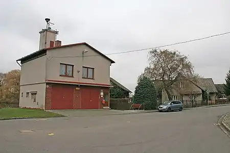 Křižanovice : la mairie.