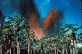 Image illustrative de l’article Éruption du Kīlauea en 1960