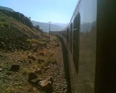 Train militaire turc dans la province de Bitlis en juillet 2008.