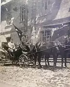 Le pacha Kâzım Karabekir en visite (environ 1921).