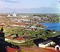 Vue de l'église (au fond) sur une photographie de Sergueï Prokoudine-Gorski, 1909.