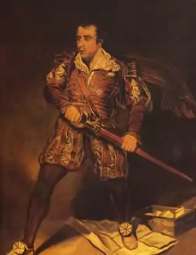 Edmund Kean jouant Sir Giles Over-reach