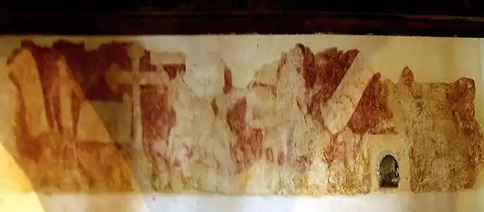 La fresque de la chapelle de Kermaria an Iskuit (Côtes-d'Armor).