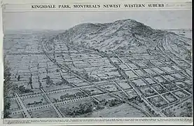Aux origines de Côte-Saint-Luc : promotion immobilière à Kingsdale Park (1910).