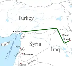 Image illustrative de l’article Oléoduc Kirkouk-Ceyhan