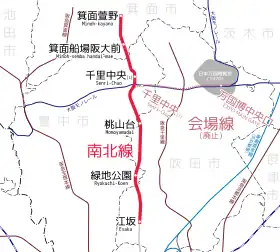 Voir la carte de la ligne.