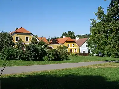 Le hameau de Klenovice.