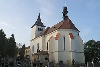 Chapelle Saint-Gilles à Ředhošť.