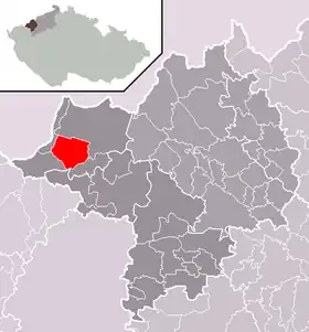 Localisation de Kovářská