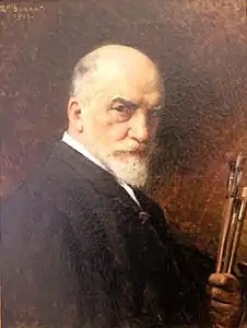Autoportrait (1905), huile sur toile, 61 × 47 cm Florence, Corridor de Vasari.