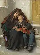 Dehors dans le froid, 1890.