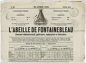 Image illustrative de l’article L'Abeille de Fontainebleau