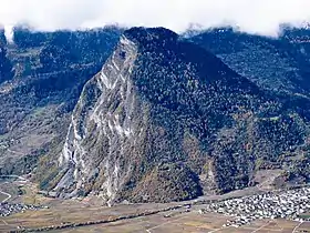 L'Ardève vu depuis Nendaz.