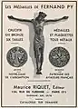 L'Art sacré - Publicité pour Maurice Riquet (mai 1939)