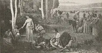 Pierre Puvis de Chavannes, L’Été • 1873.