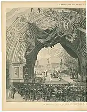 L'Exposition de Paris de 1889 (Supplément du no&nbsp;79 (partie gauche).