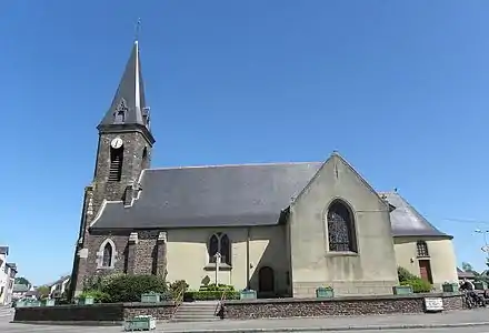 L'église paroissiale de L'Hermitage.