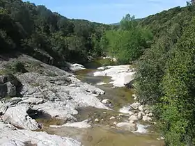 L'Ortolo depuis le pont entre Bilzese et Cagna.
