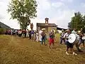 L'annuale processione di San Michele sulla collina di Costigliole Saluzzo - San Michel.