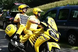 L'ardoisier du Tour de France.