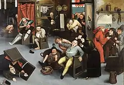 L'Excision de la pierre de folie, par Pieter Brueghel l'Ancien, copie exécutée vers 1520, Musée de l'hôtel Sandelin, Saint-Omer.