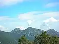 Mont Lattias, vue du sud-ouest depuis le mont Sa Mirra