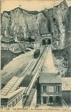 L'ancien funiculaire, vers 1924.