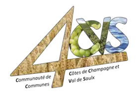 Blason de Communauté de communesCôtes de Champagne et Val de Saulx