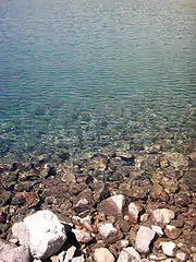 L'eau du lac de Combeynot