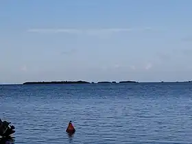 La Biche vue du port de Morne-Rouge.