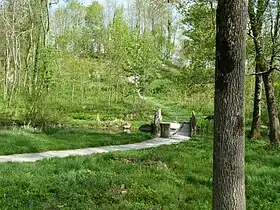 Camp d'Attila et pont sur la Noblette à La Cheppe