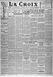 Une de journal avec un éditorial intitulé : il y a marché noir et marché noir