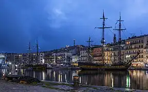 La Grace, le Vieux Crabe et le Shtandart.