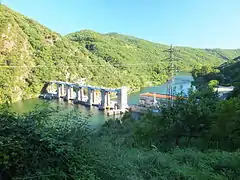 Le barrage de la Jourdanie.