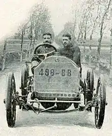 Et celle de Louis Pierron au Grand Prix de l'ACF 1908.