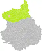 La Saucelle dans son arrondissement.