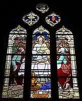 Jésus et les pèlerins d'Emmaüs.