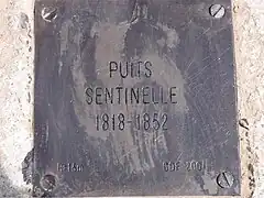 « Puits La Sentinelle, 1818-1852 ».