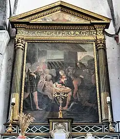 Retable de l'Adoration des berges de Guillaume Planeta (1655).