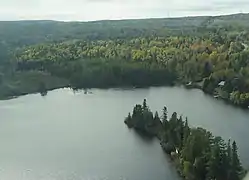 La Tuque vue du ciel.