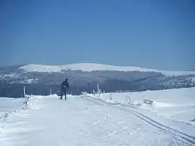 Vue sur les Valadous depuis le domaine skiable de La Chavade - Bel-Air.