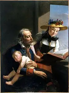 La Lecture de la Bible ou les trois âges, 1810, Louviers, musée municipal.