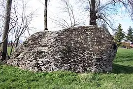 La Pierre Gauloise est une pierre à cupules au lieu-dit Chez Crosson.