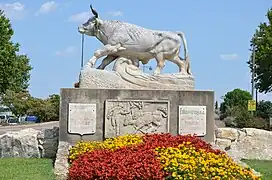 La statue du Clairon, à Beaucaire.