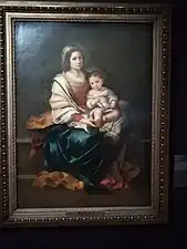 Bartolomé Murillo,  La Vierge au chapelet.