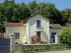 L'ancienne gare devenue maison d'habitation