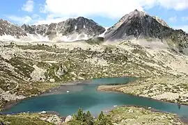 Vue sur le pic de Lurtet